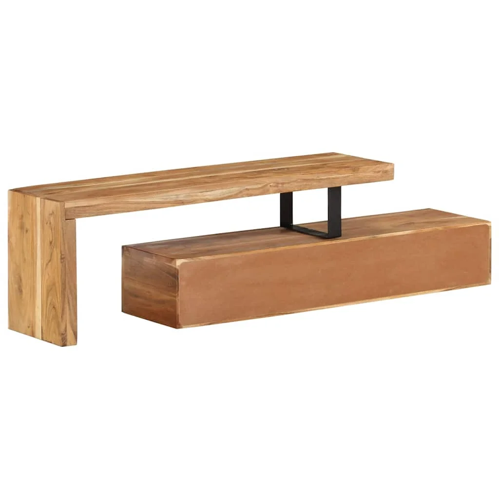 TV stolík (118-200) x 30 x 40 cm masívne akáciové drevo