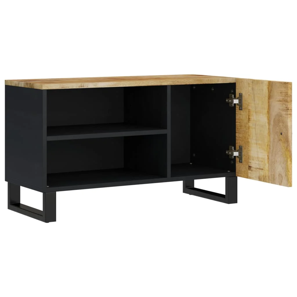 TV skrinka 80x33x46 cm masívny mangovník a spracované drevo