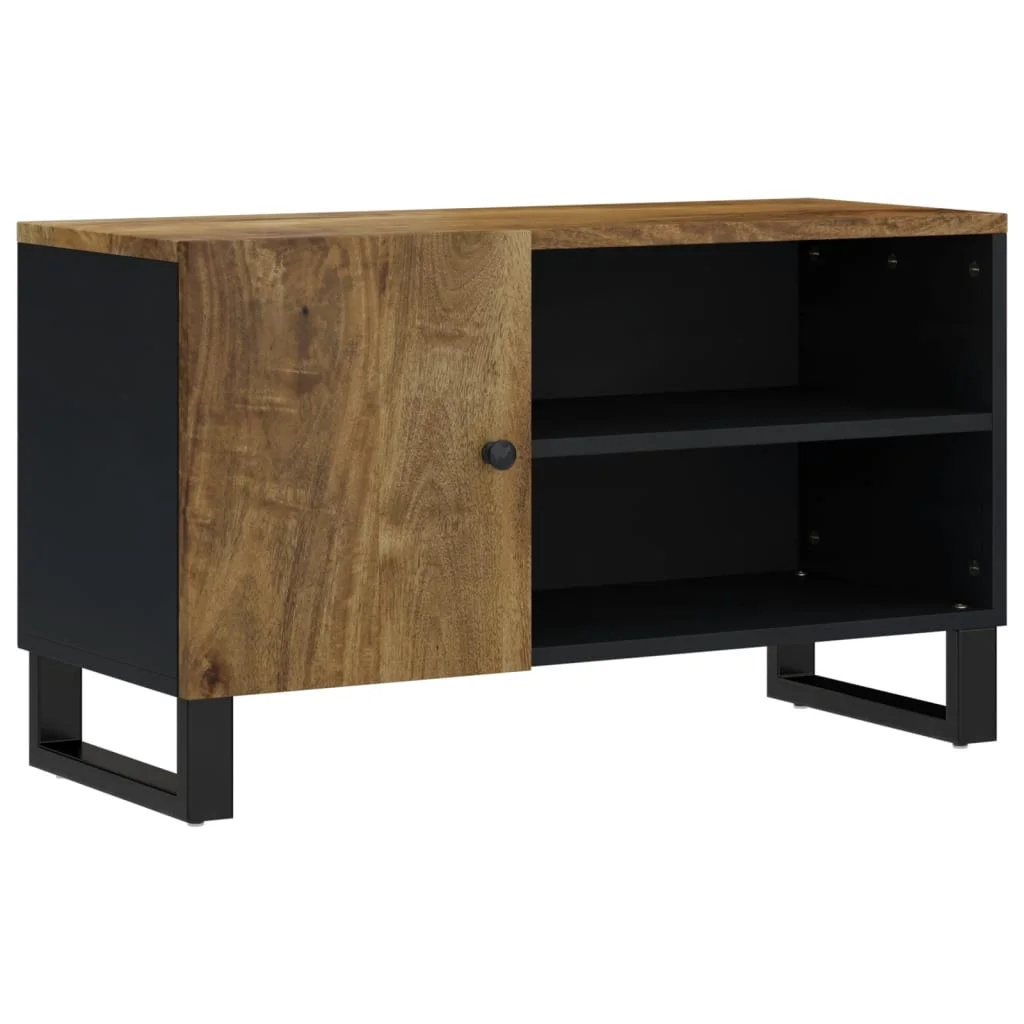 TV skrinka 80x33x46 cm masívny mangovník a spracované drevo