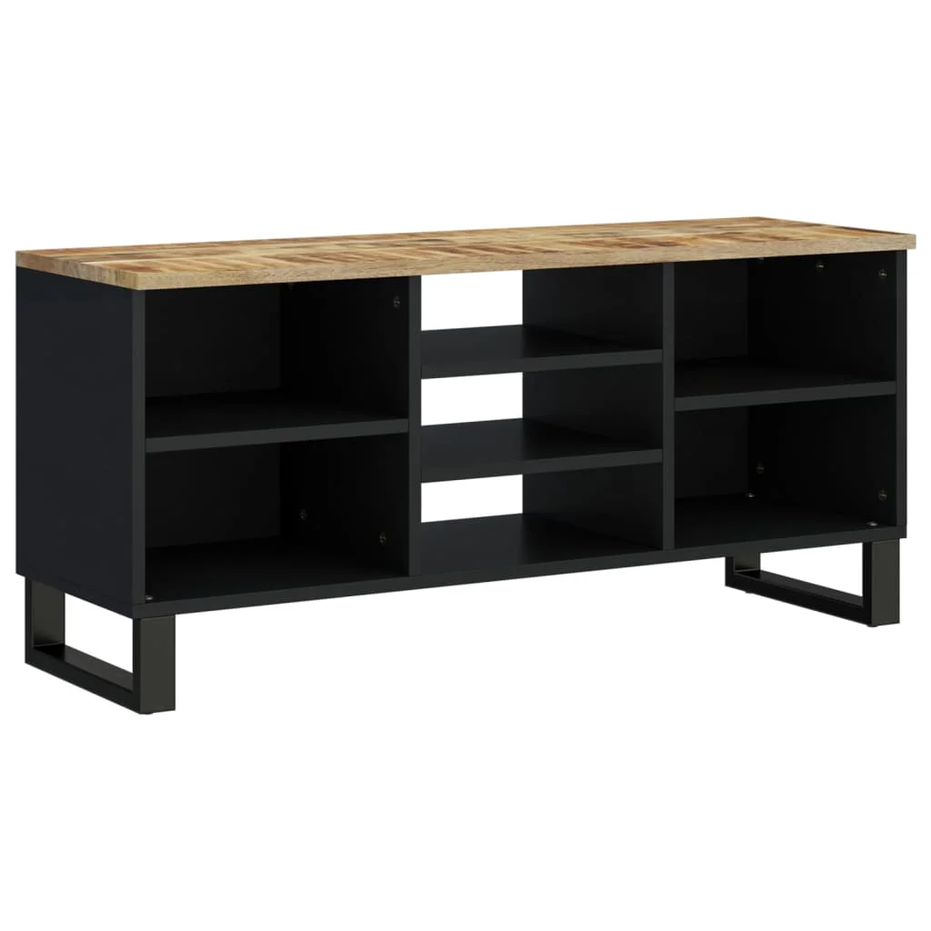 TV skrinka 100x33x46 cm masívny mangovník a spracované drevo
