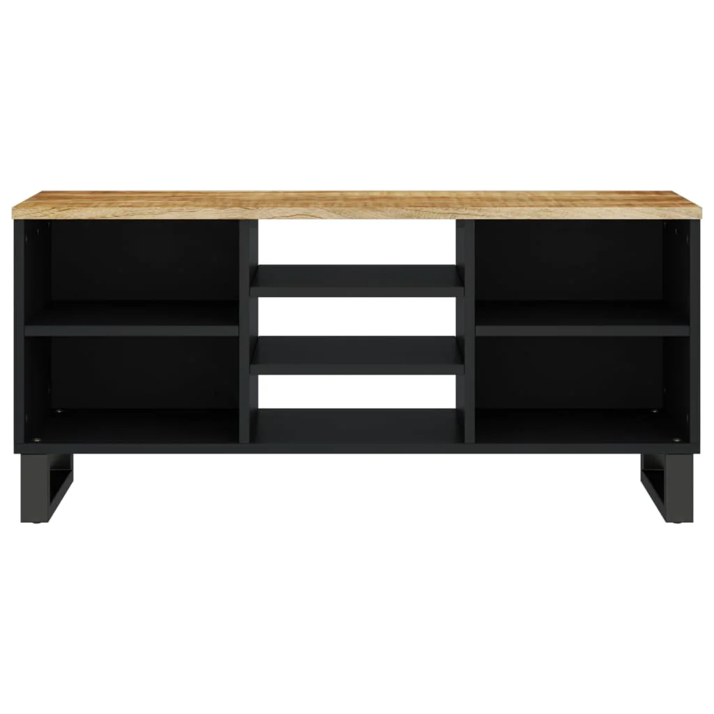 TV skrinka 100x33x46 cm masívny mangovník a spracované drevo