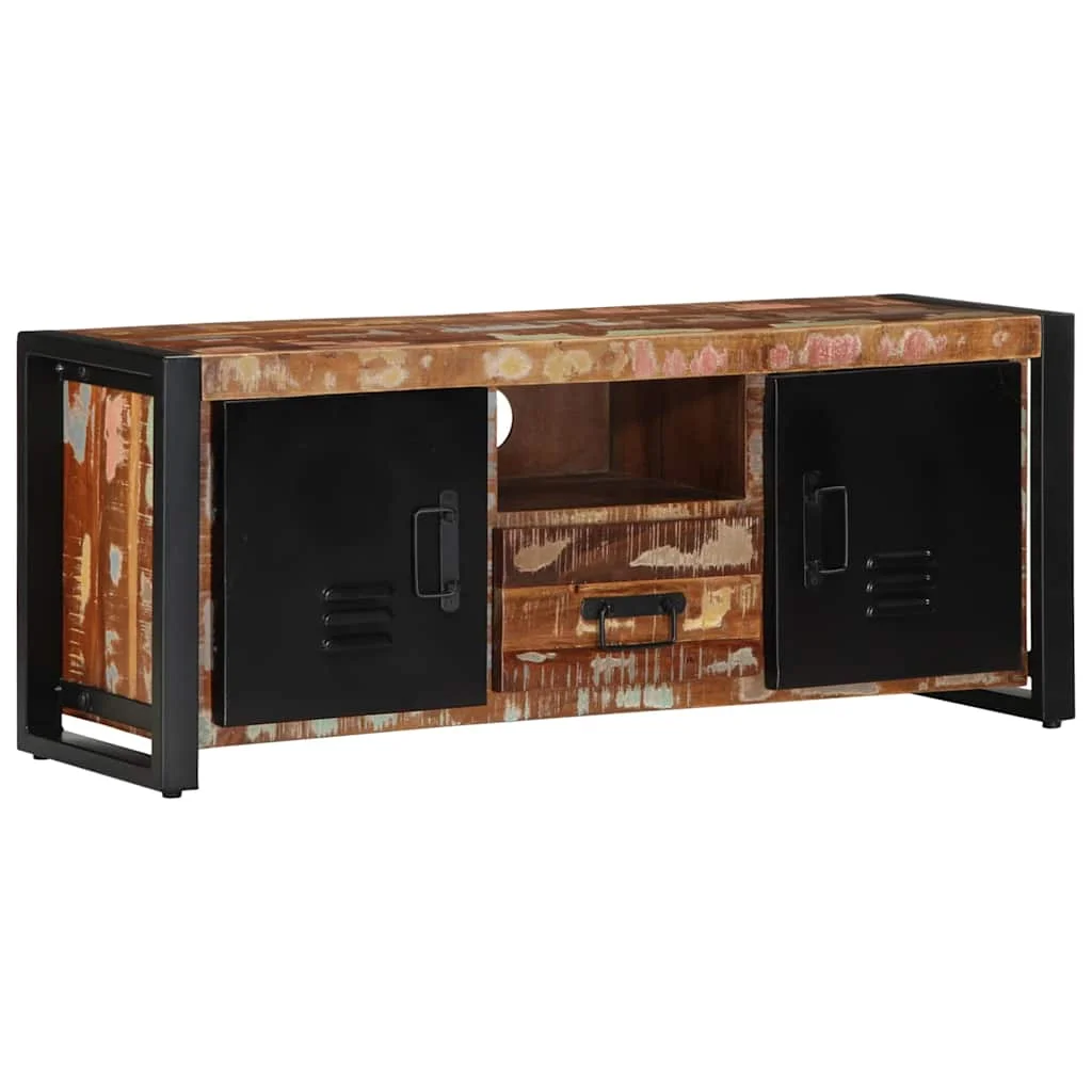 TV skrinka 100x30x40 cm Rekultivované masívne drevo