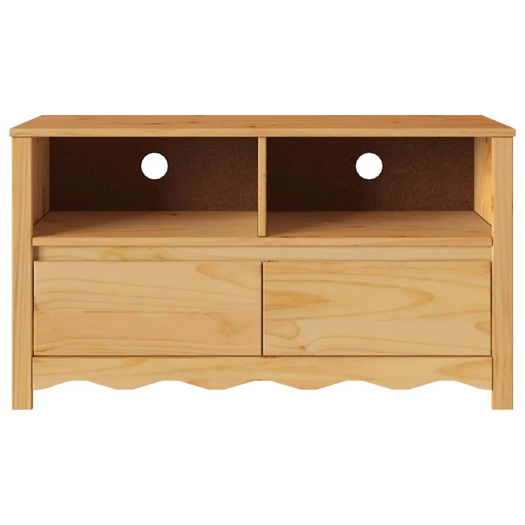 TV stolík Drammen Dub 99 x 43 x 55 cm Borovicový masív