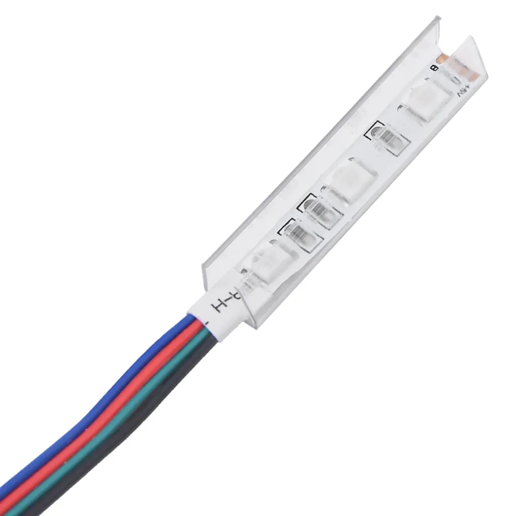 TV skrinka s LED svetlami betónovo-sivá 140x40x36 cm