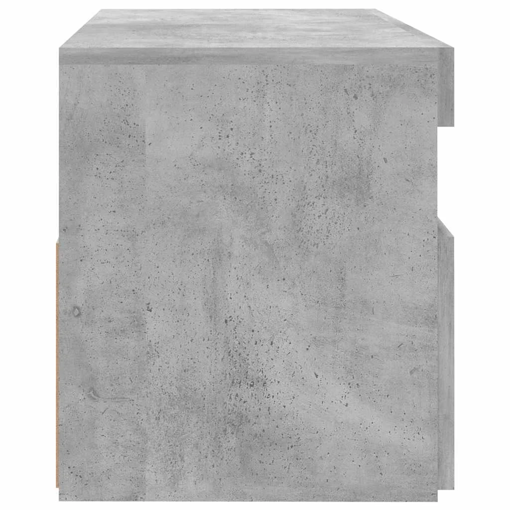 TV skrinka s LED svetlami betónovo-sivá 60x35x40 cm