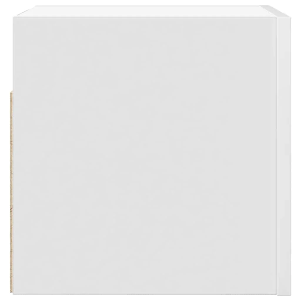 Nástenná TV skrinka biela 30,5x30x30 cm