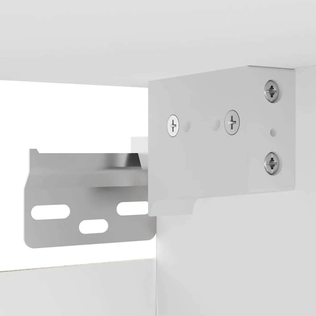 Nástenná TV skrinka biela 30,5x30x30 cm