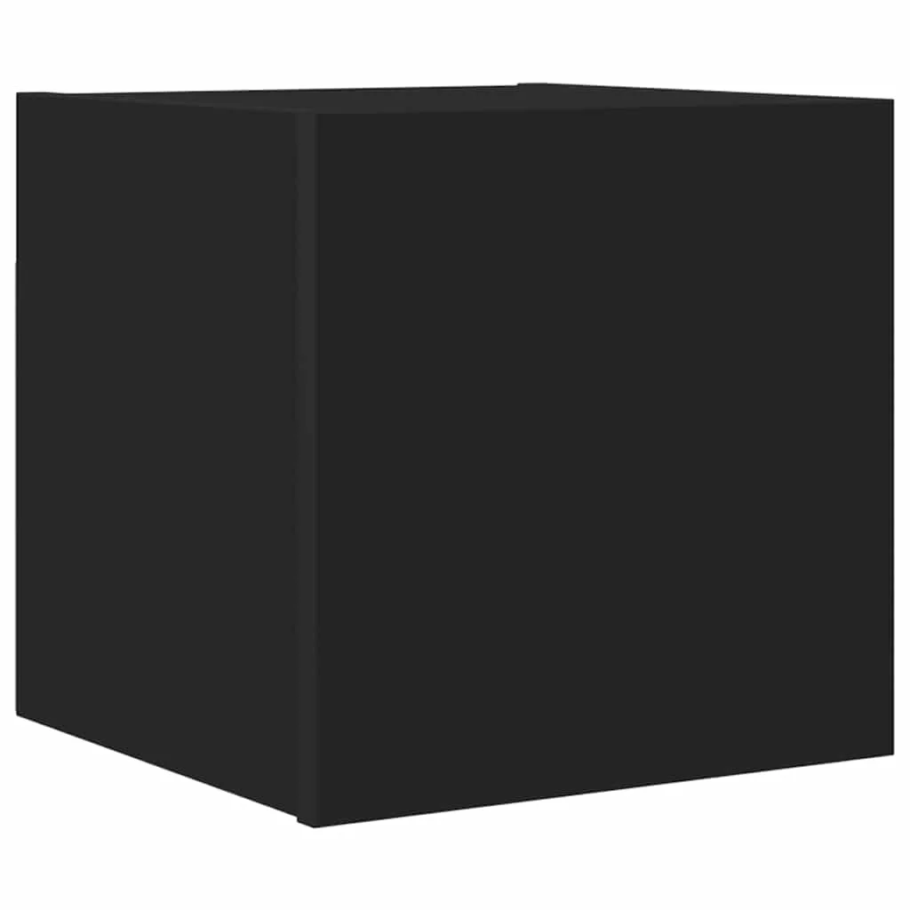 Nástenná TV skrinka čierna 30,5x30x30 cm