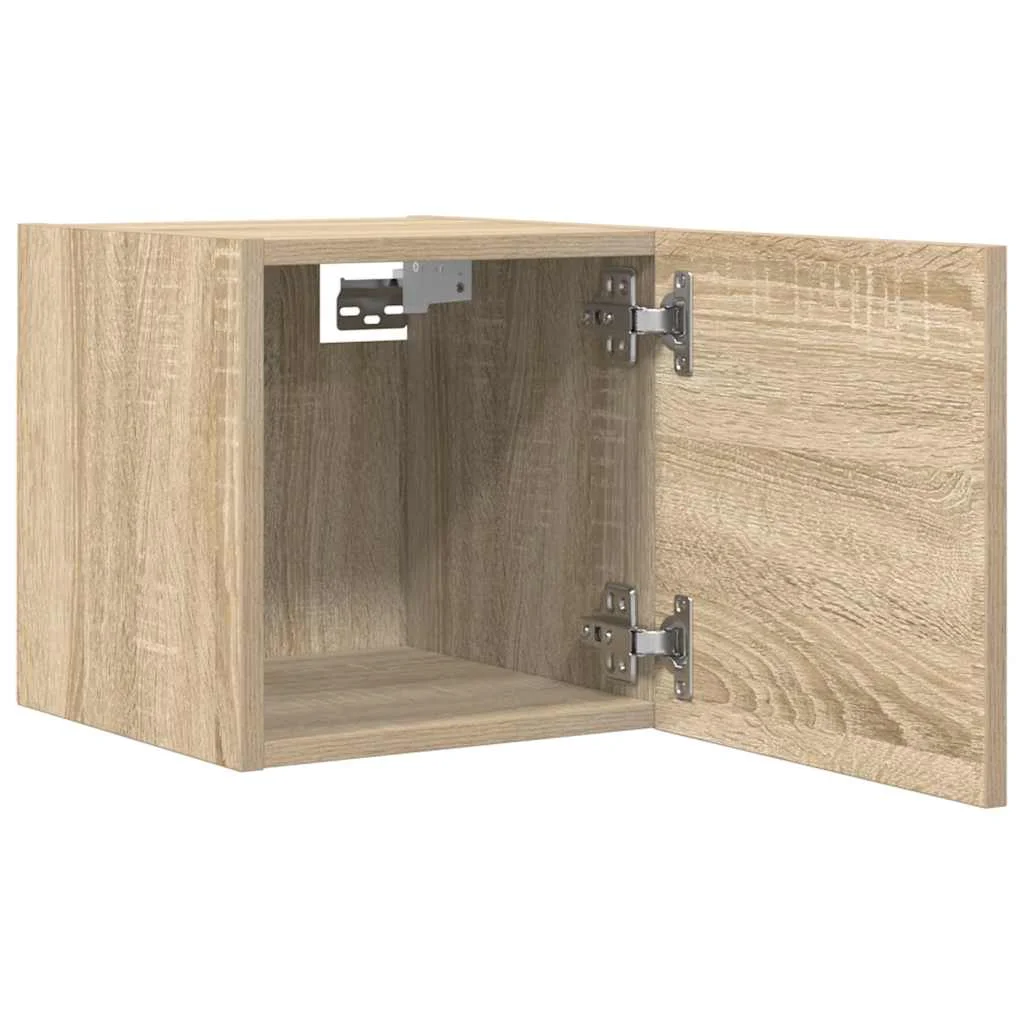 Nástenná TV skrinka dub sonoma 30,5x30x30 cm