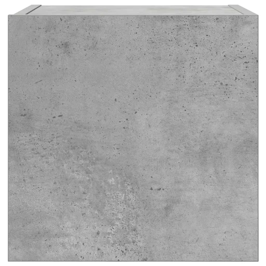 Nástenná TV skrinka betónová sivá 30,5x30x30 cm
