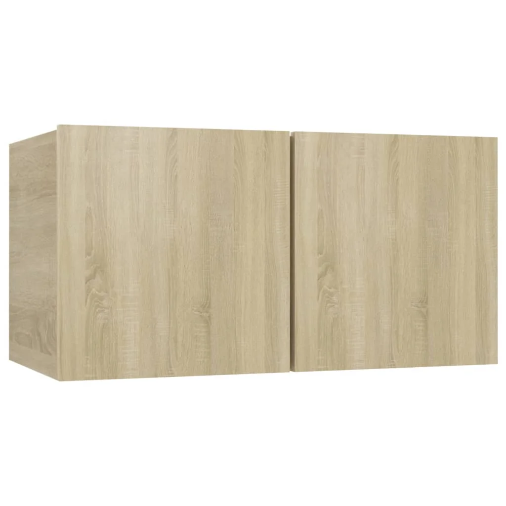 Závesné TV skrinky 2 ks dub sonoma 60x30x30 cm