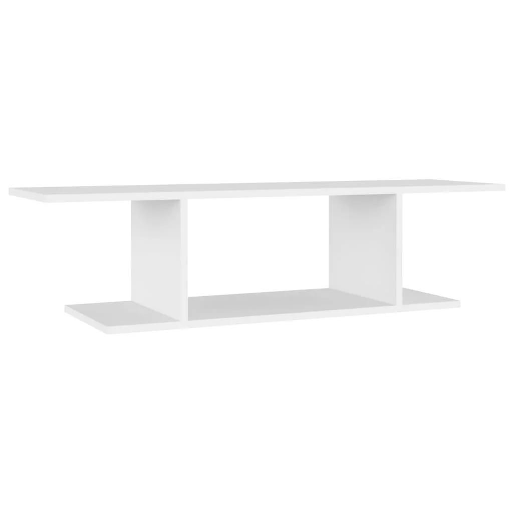 Nástenná TV skrinka biela 103x30x26,5 cm