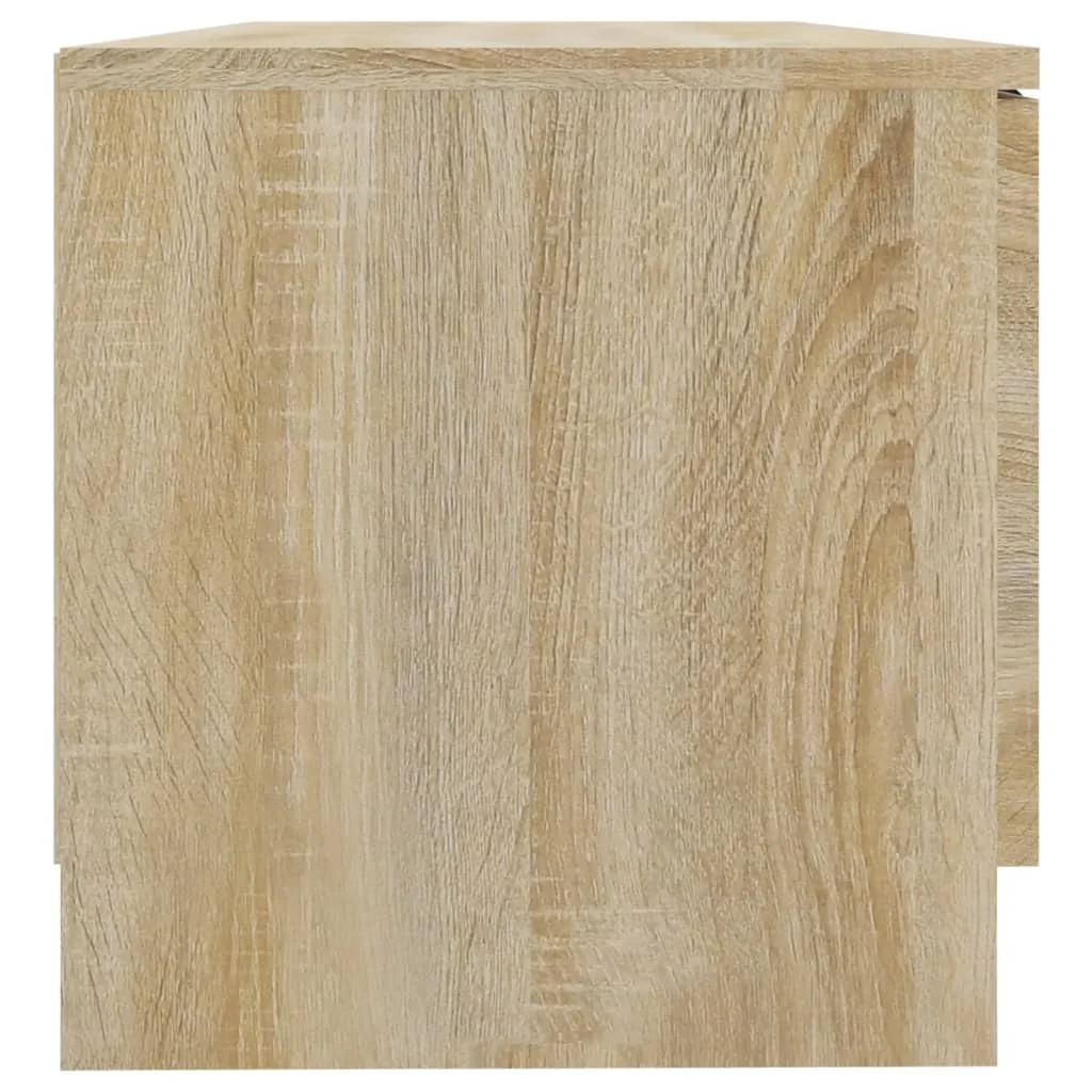 TV stolík dub sonoma 80x35x36,5 cm spracované drevo
