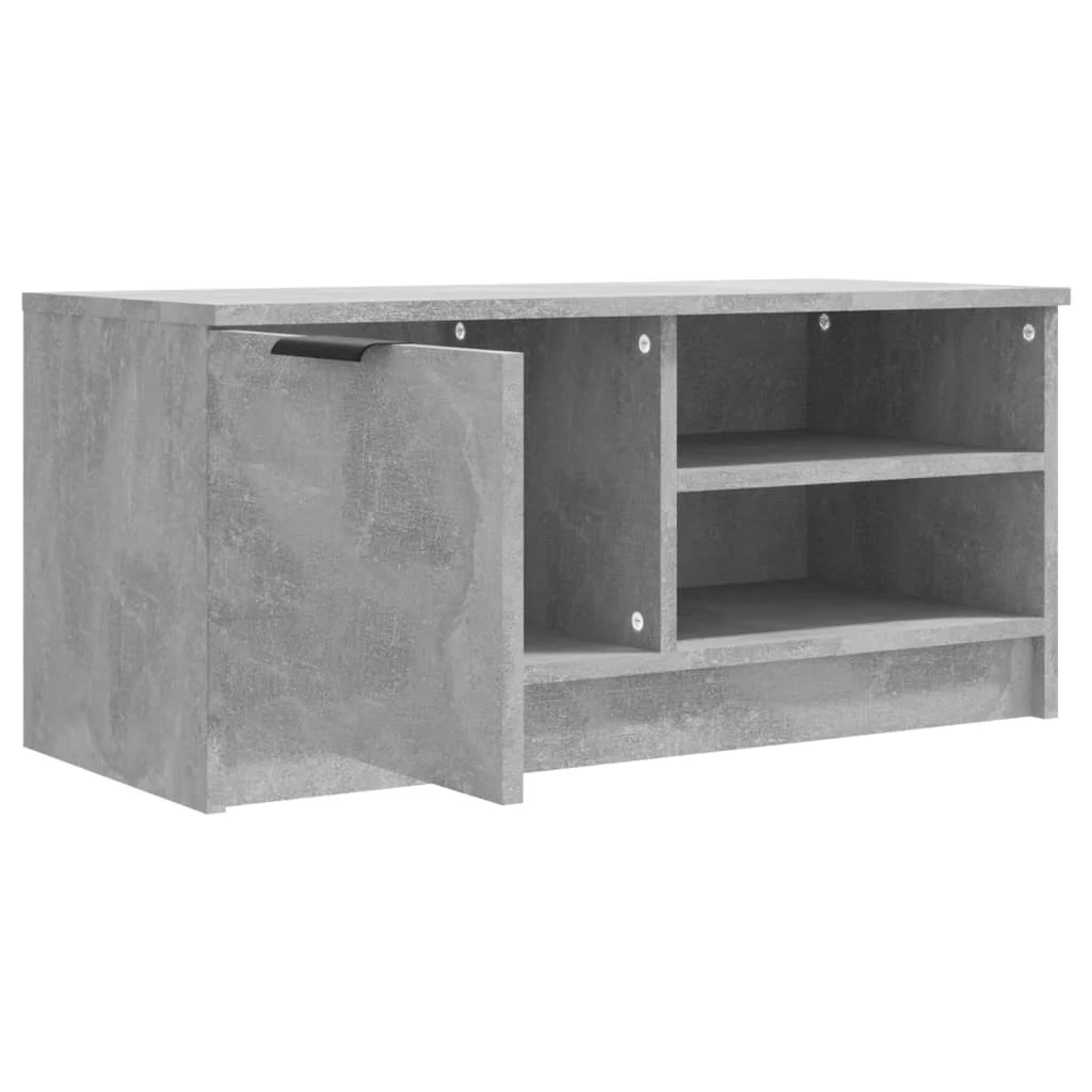 TV stolíky 2 ks betónovosivé 80x35x36,5 cm spracované drevo