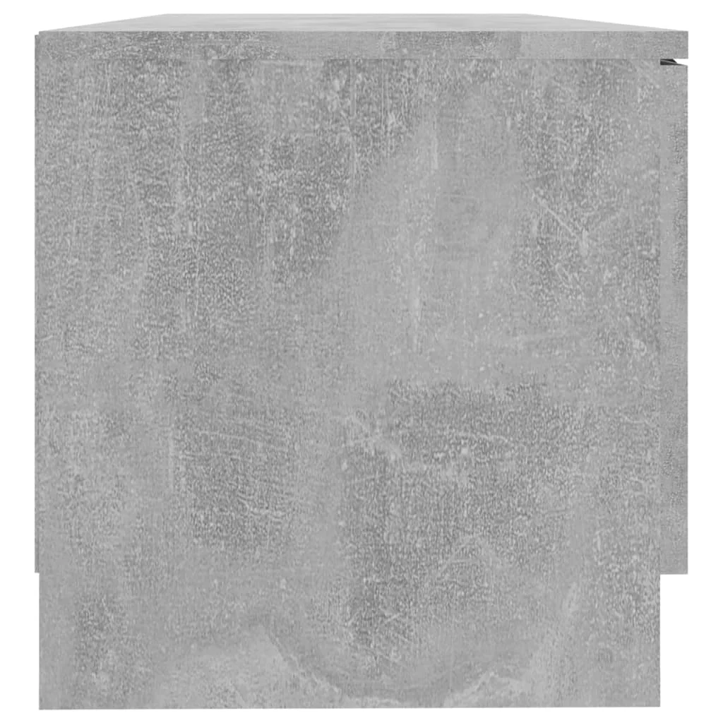 TV stolíky 2 ks betónovosivé 80x35x36,5 cm spracované drevo