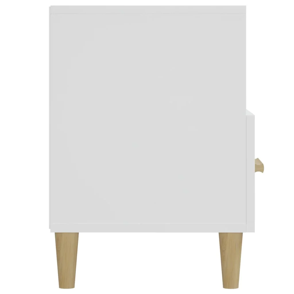 TV skrinka lesklá biela 102x36x50 cm spracované drevo