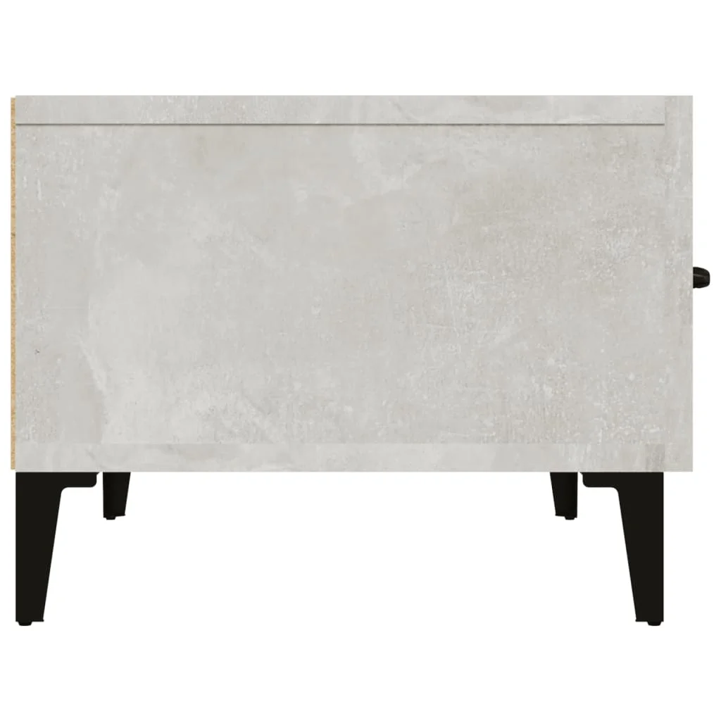 TV stolík betónovo sivý 150x34,5x30 cm spracované drevo