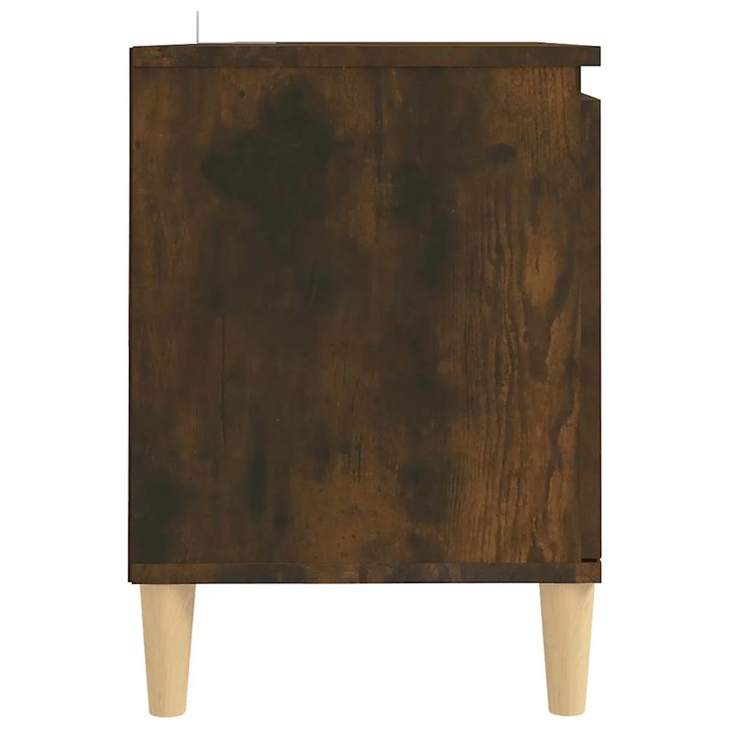 TV stolík nohy z dreva farba dubu sonoma 103,5x35x50 cm