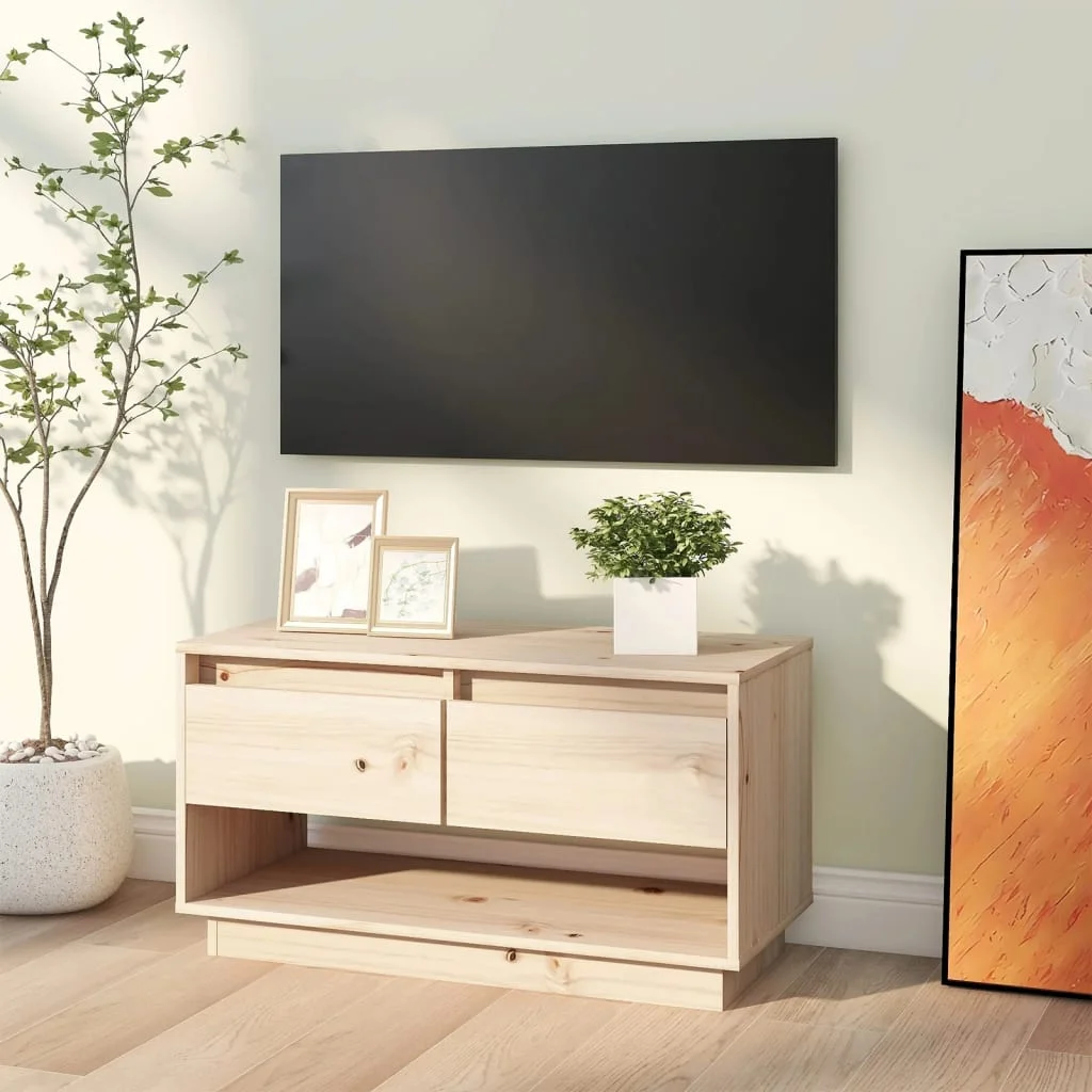 TV skrinka 74x34x40 cm masívna borovica