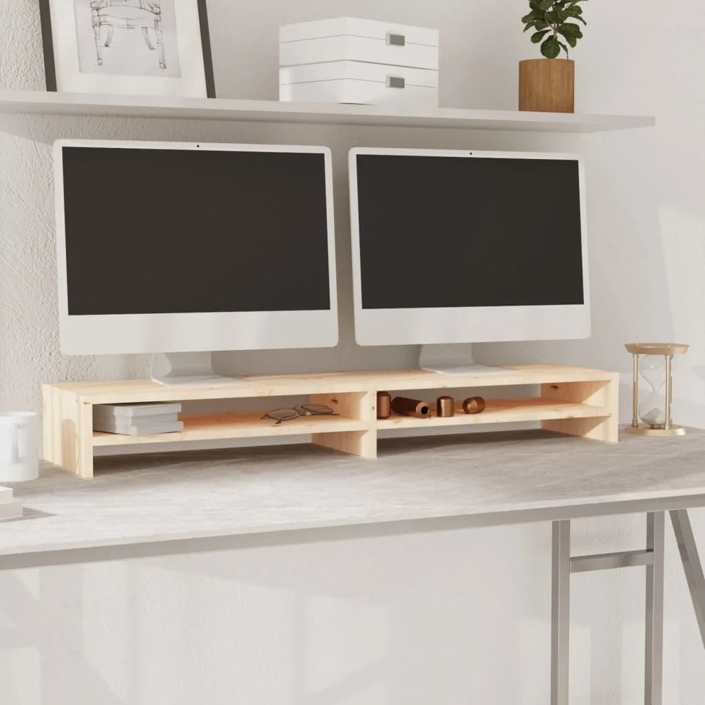 Stojan na monitor 100x24x13 cm masívna borovica