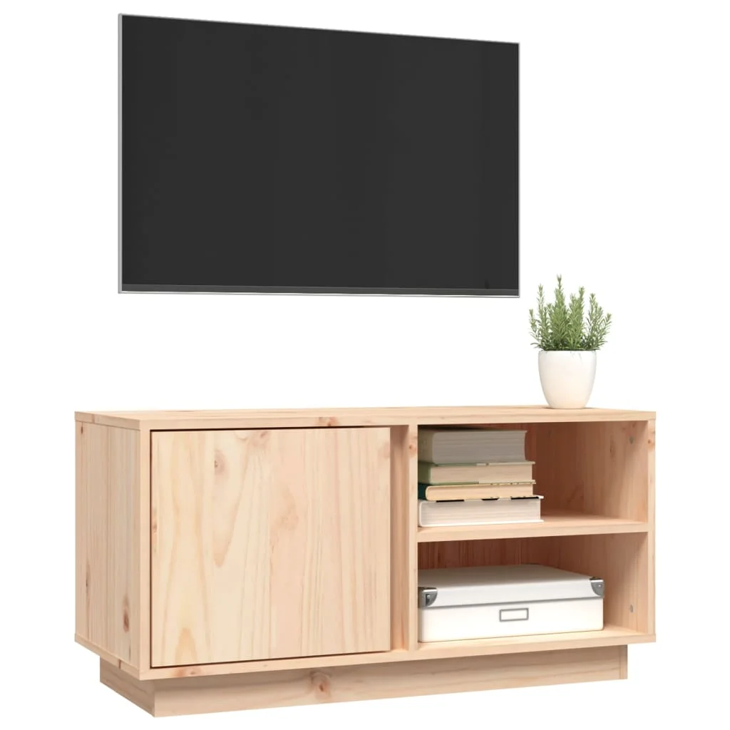 TV skrinka 80x35x40,5 cm masívna borovica