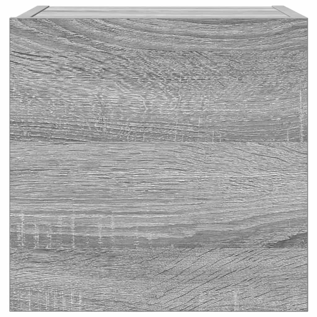 Nástenná TV skrinka sivá sonoma 30,5x30x30 cm