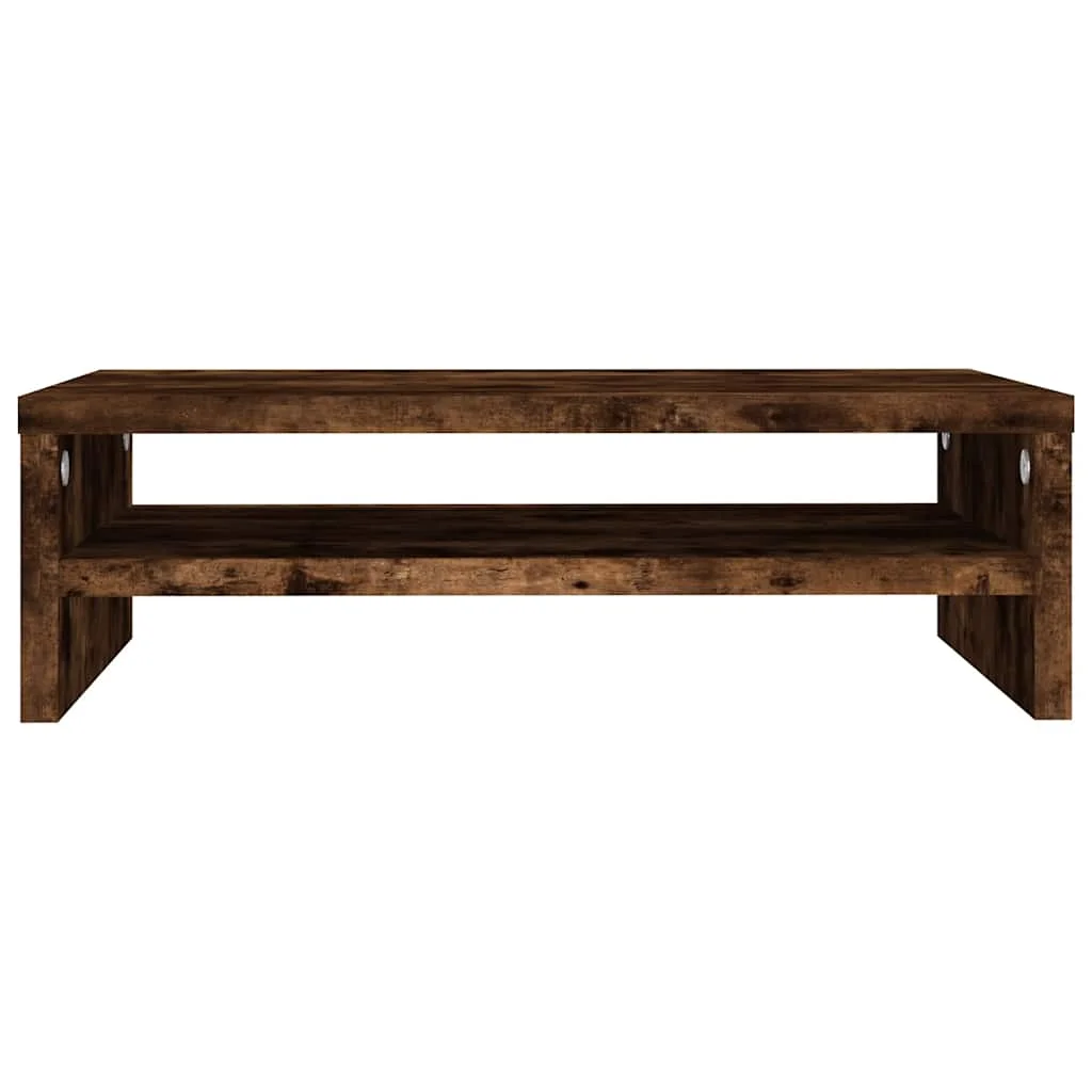 Stojan na monitor dymový dub 42x24x13 cm spracované drevo