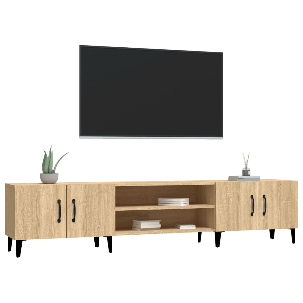 TV skrinka, dub sonoma, 180x31,5x40 cm, imitácia dreva