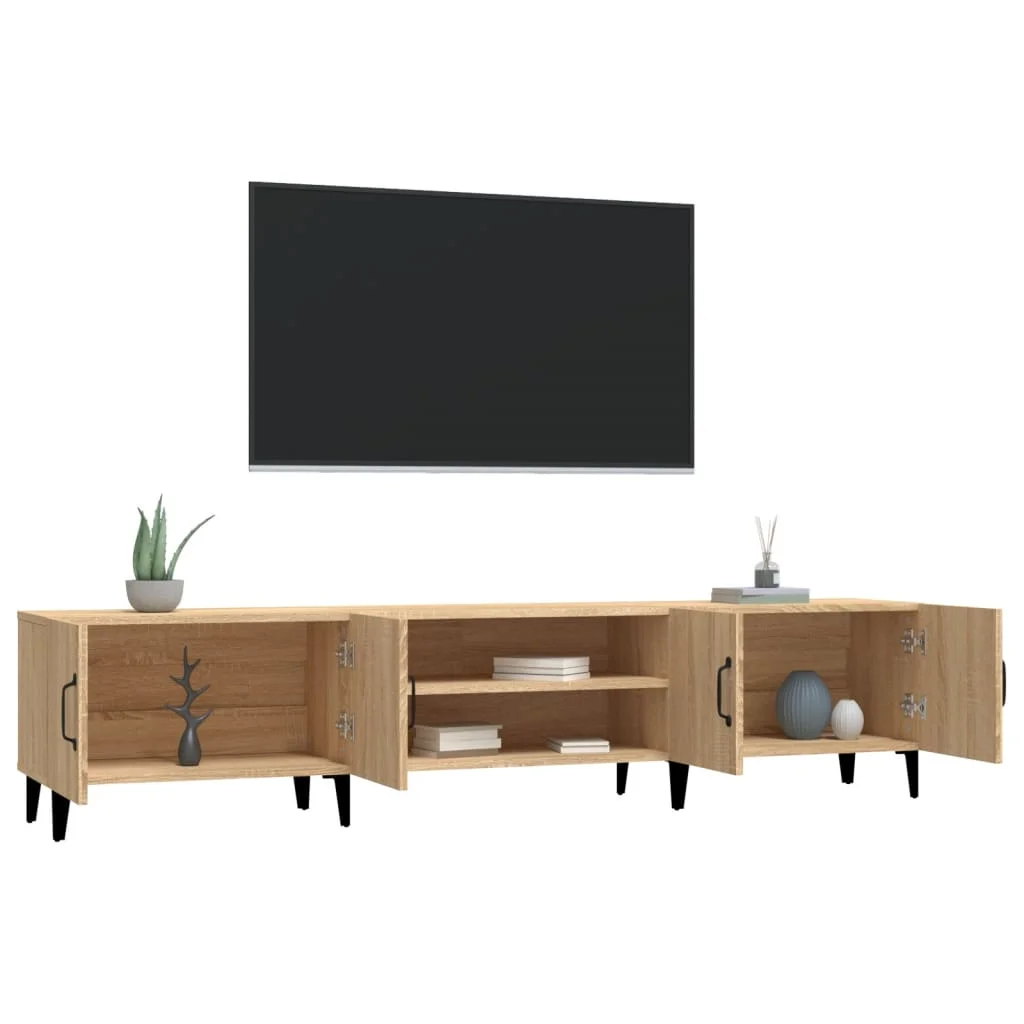 TV skrinka, dub sonoma, 180x31,5x40 cm, imitácia dreva