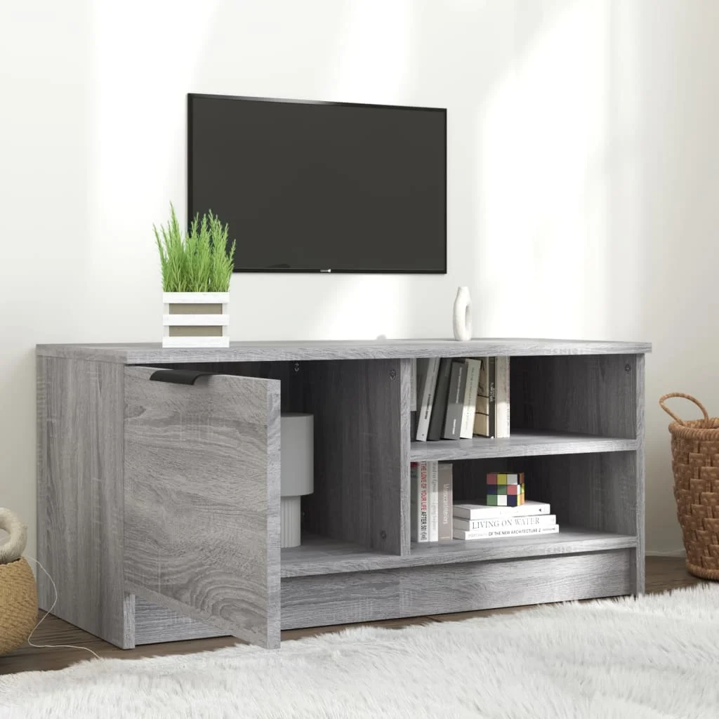 TV skrinka sivý dub sonoma 80x35x36,5 cm spracované drevo