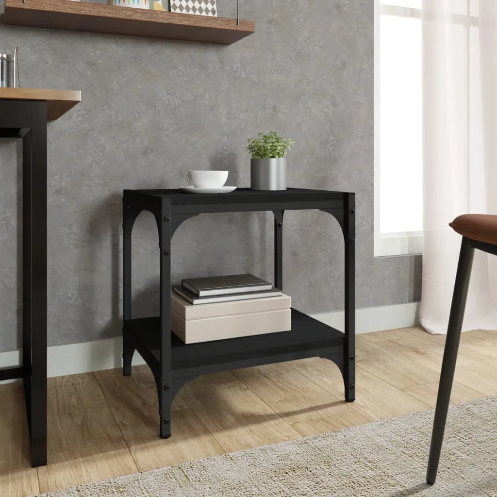 TV skrinka čierna 40x33x41 cm spracované drevo