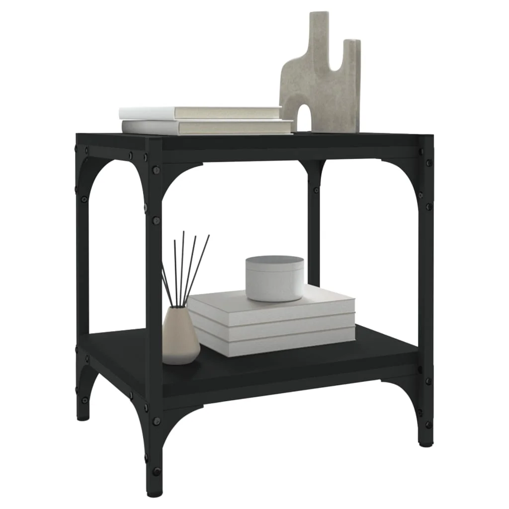 TV skrinka čierna 40x33x41 cm spracované drevo