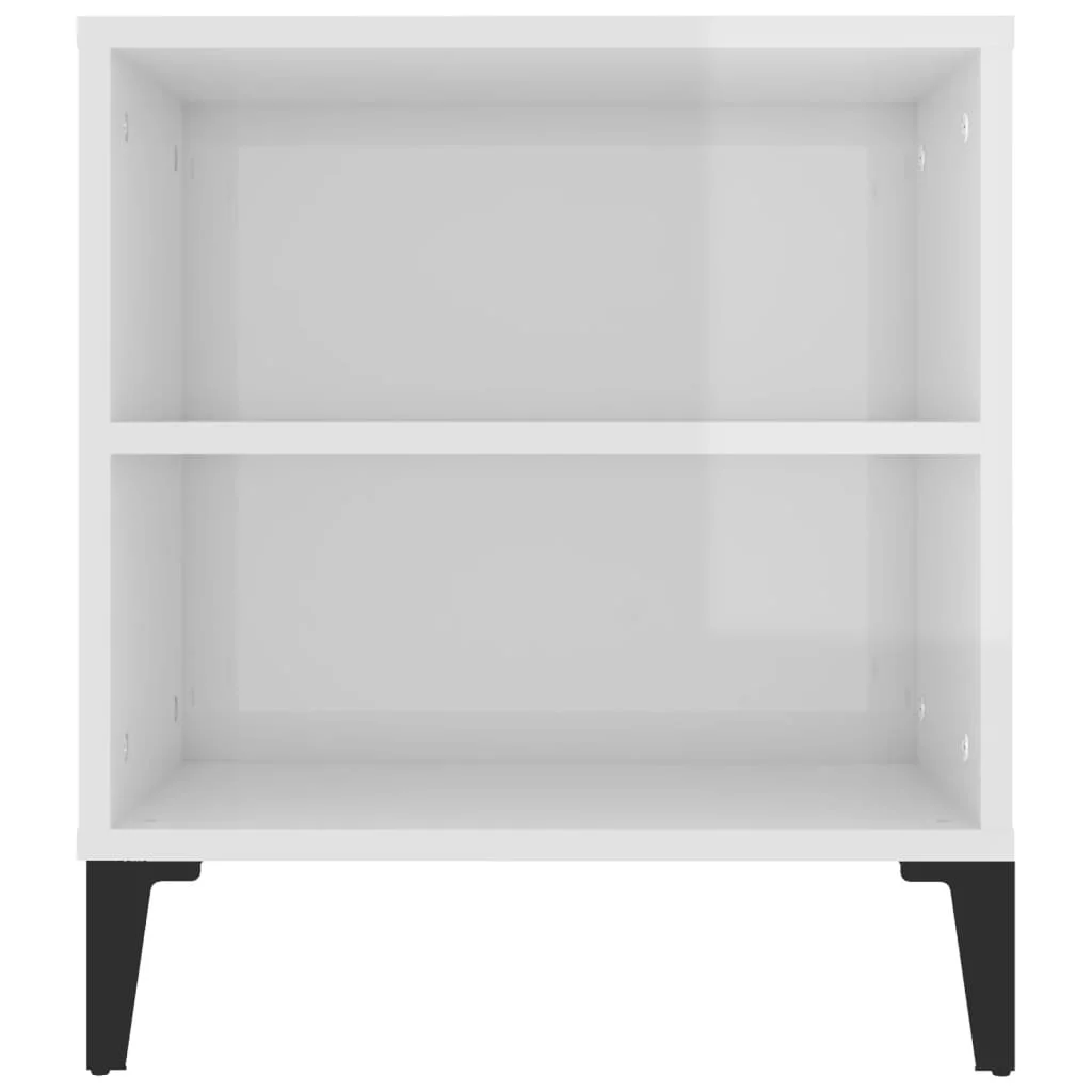TV skrinka lesklá biela 102x44,5x50 cm spracované drevo