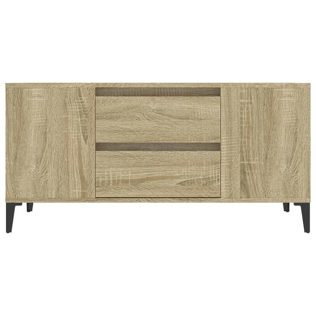 TV skrinka dub sonoma 102x44,5x50 cm spracované drevo
