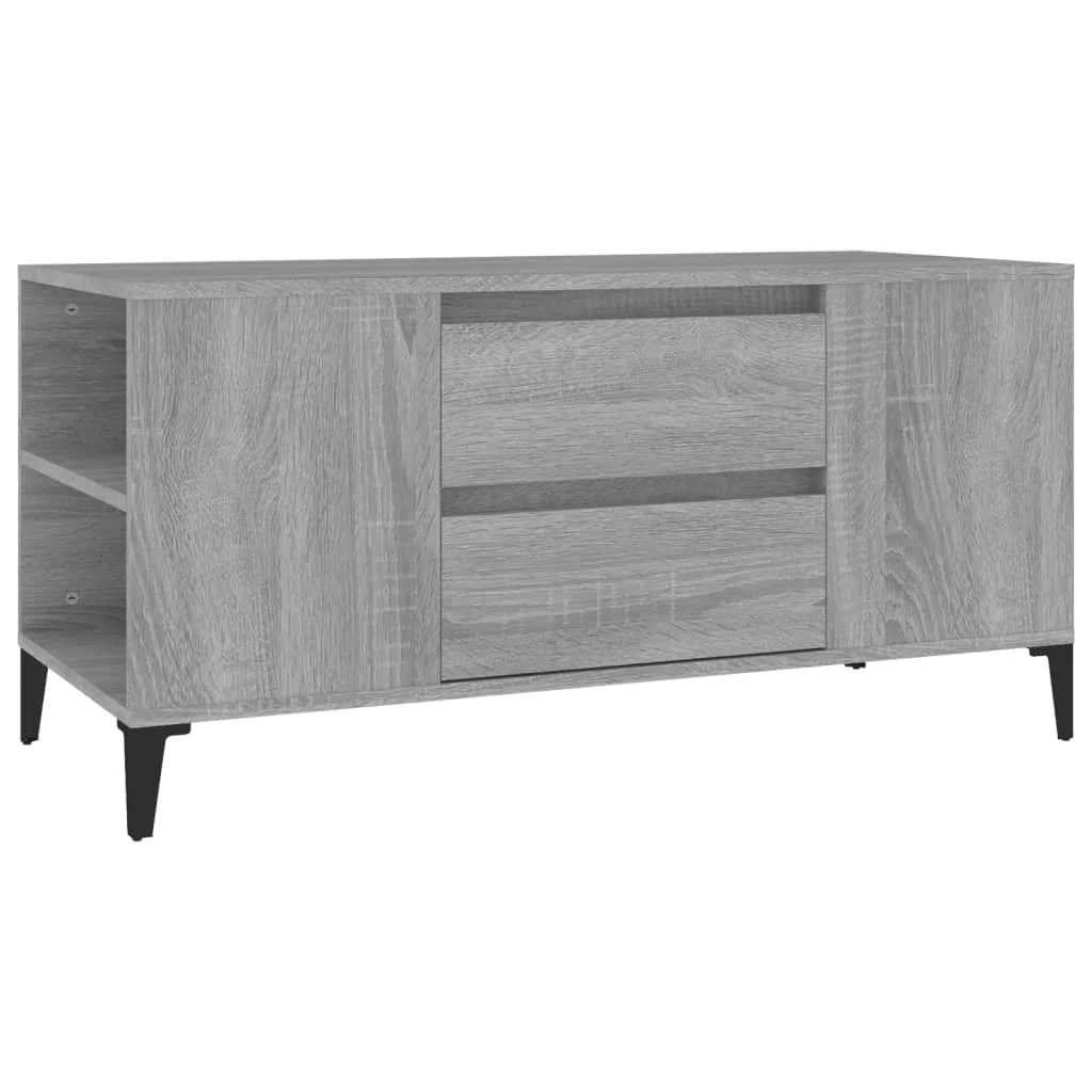 TV skrinka sivý dub sonoma 102x44,5x50 cm spracované drevo
