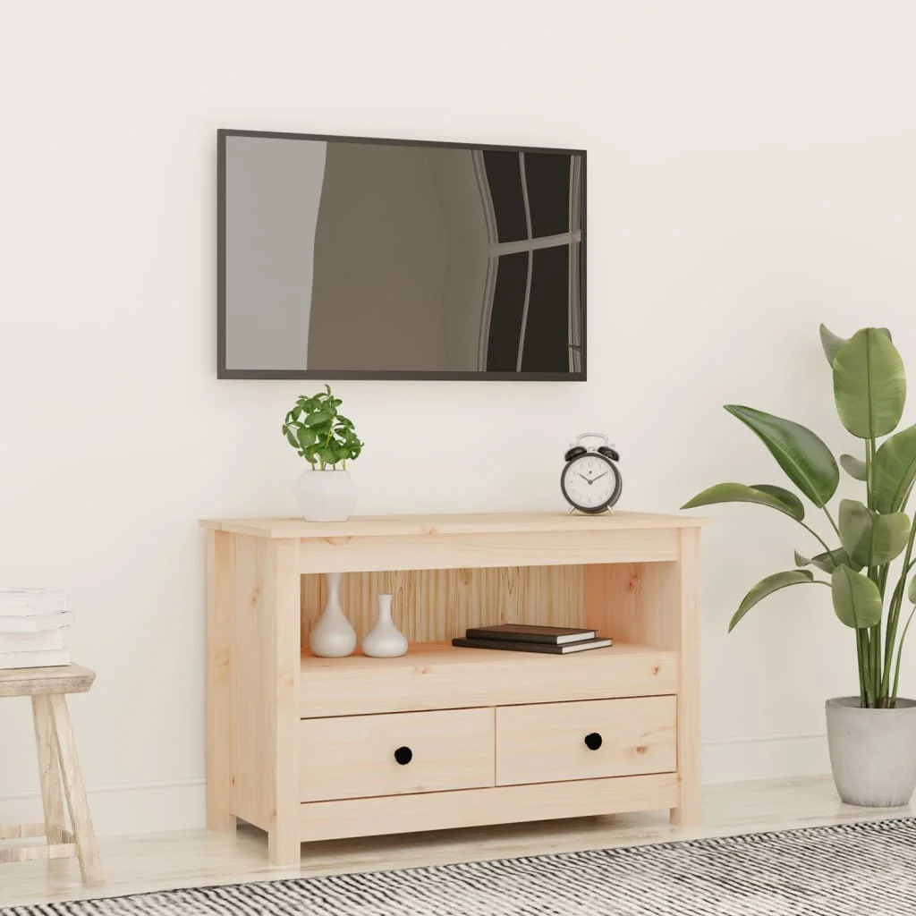 TV skrinka 79x35x52 cm masívna borovica