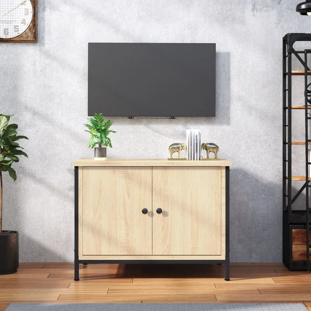 TV skrinka s dvierkami, dub sonoma, 60x35x45 cm, umelé drevo