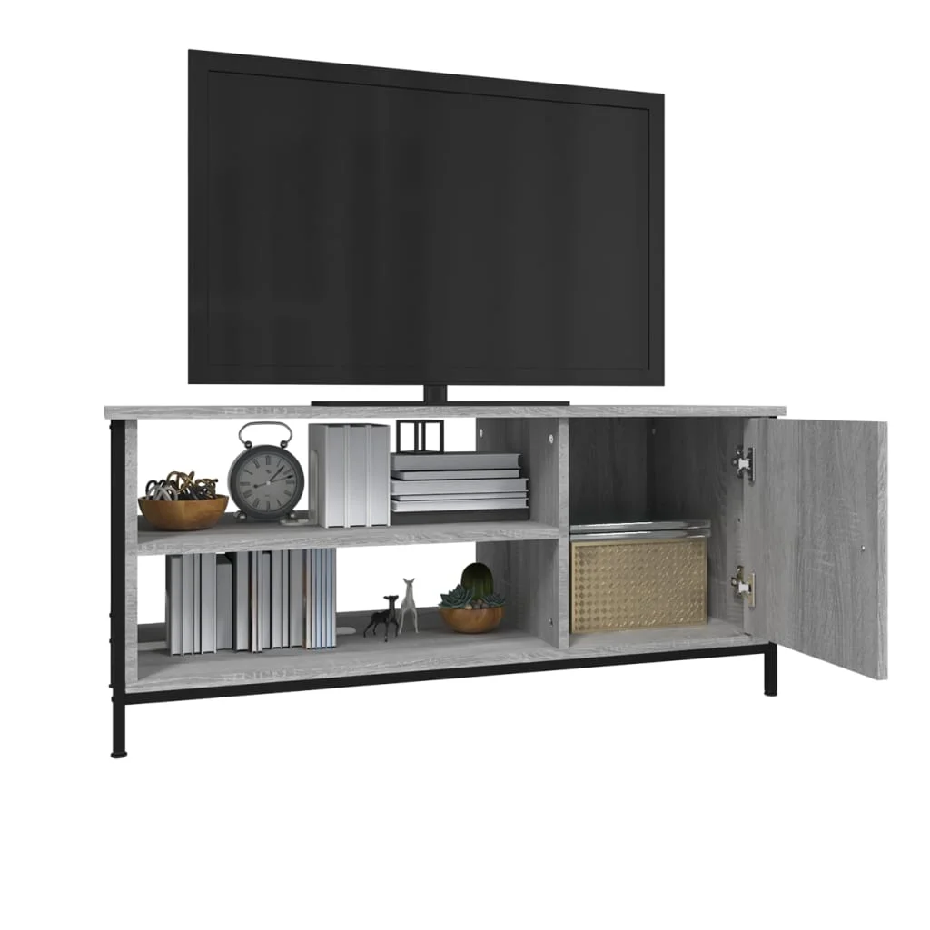 TV skrinka sivý dub sonoma 100x40x45 cm spracované drevo