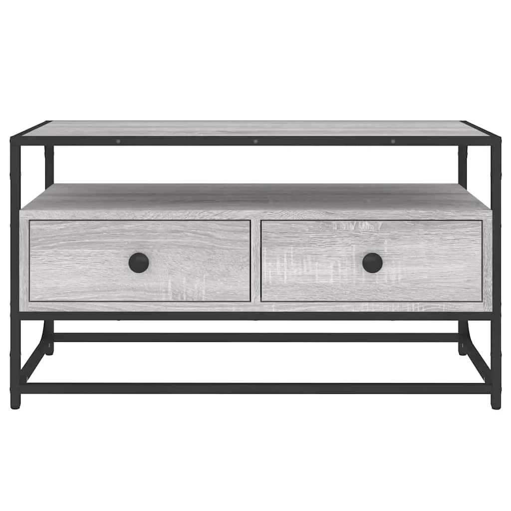 TV skrinka sivý dub sonoma 80x35x45 cm spracované drevo