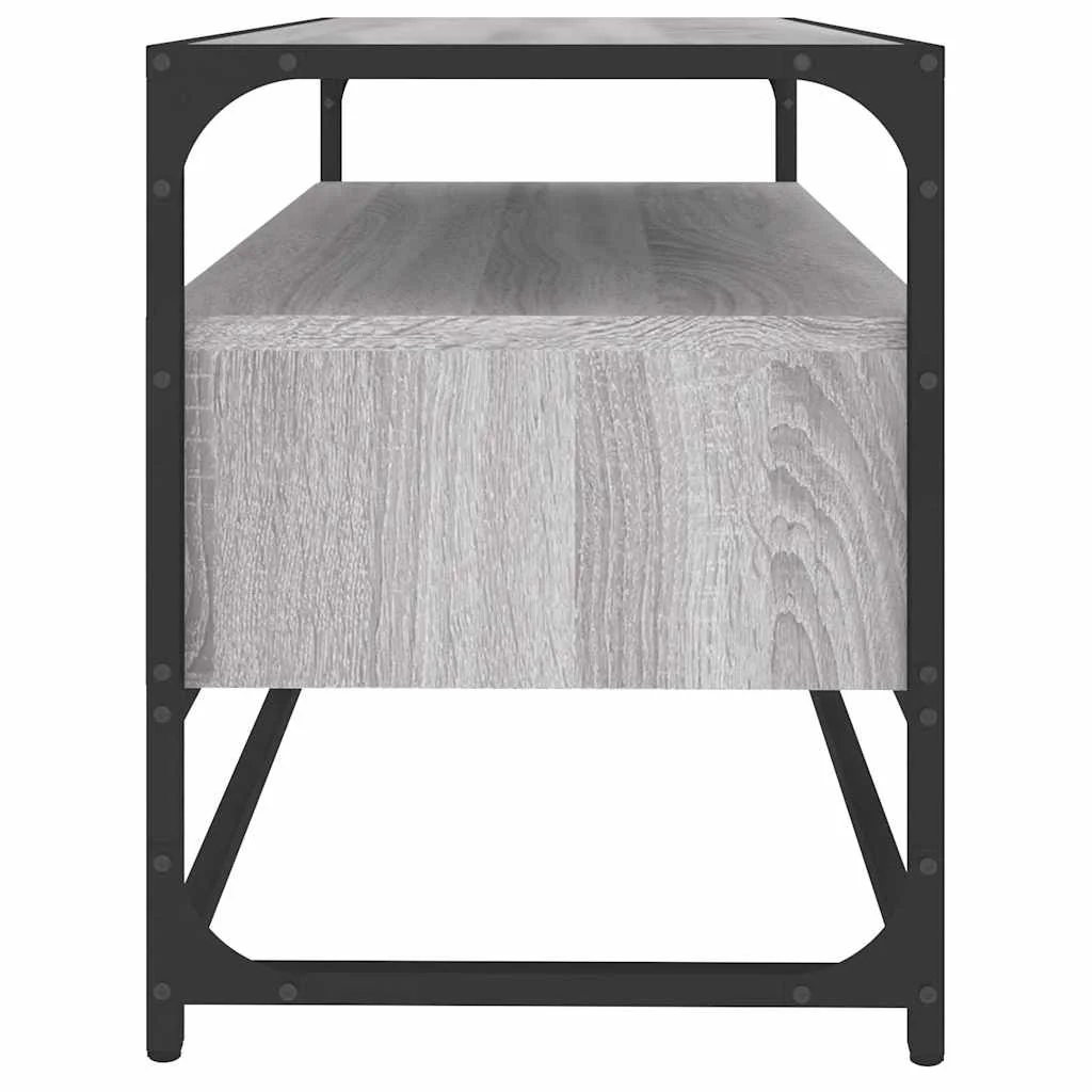 TV skrinka sivý dub sonoma 80x35x45 cm spracované drevo