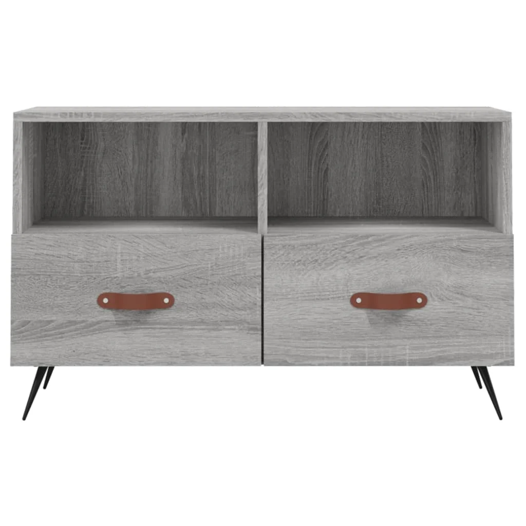 TV skrinka sivý dub sonoma 80x36x50 cm spracované drevo