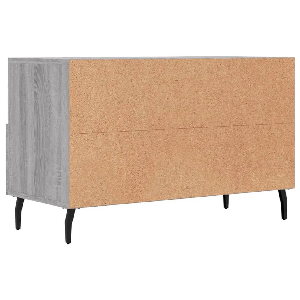 TV skrinka sivý dub sonoma 80x36x50 cm spracované drevo