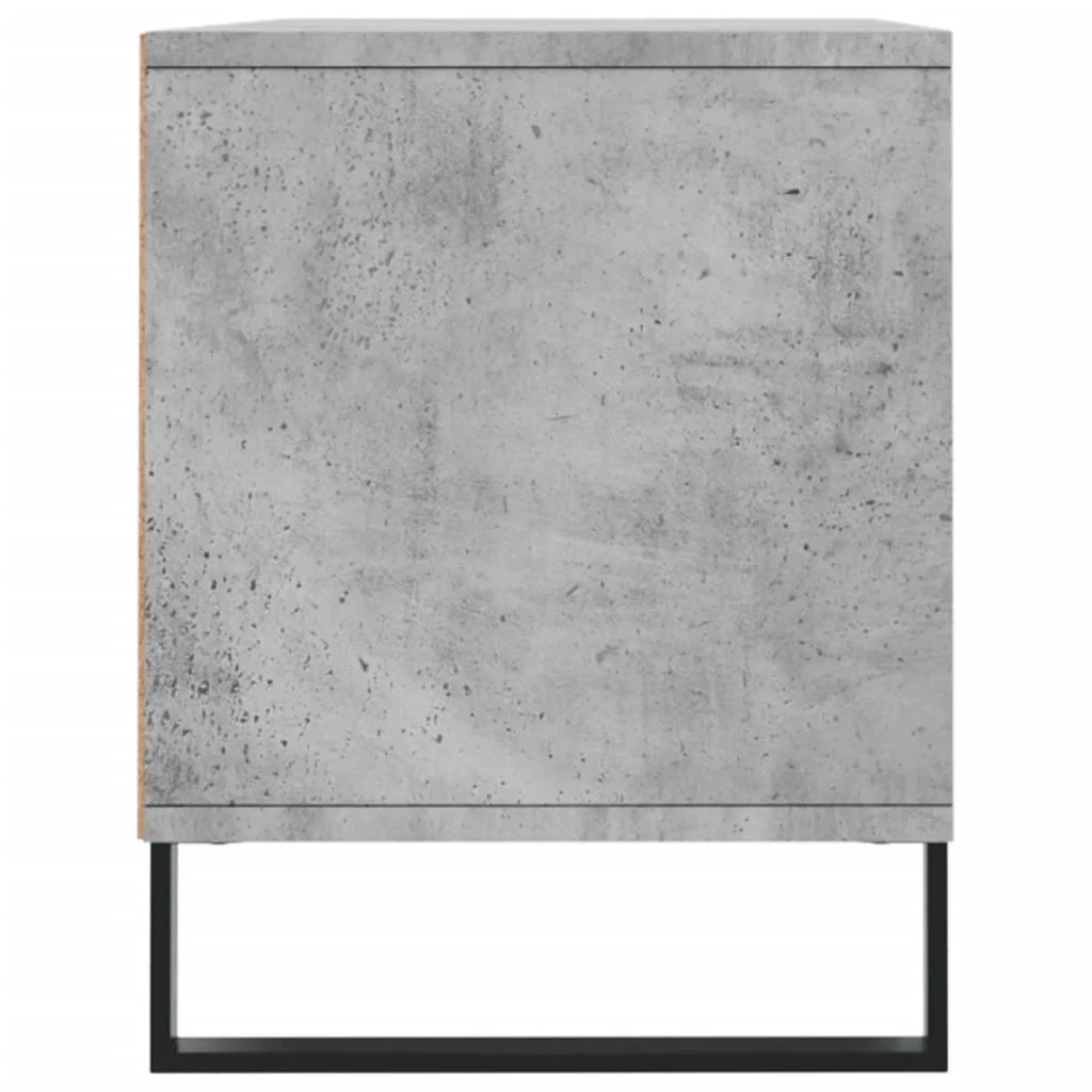 TV skrinka betónová sivá 100x34,5x44,5 cm spracované drevo