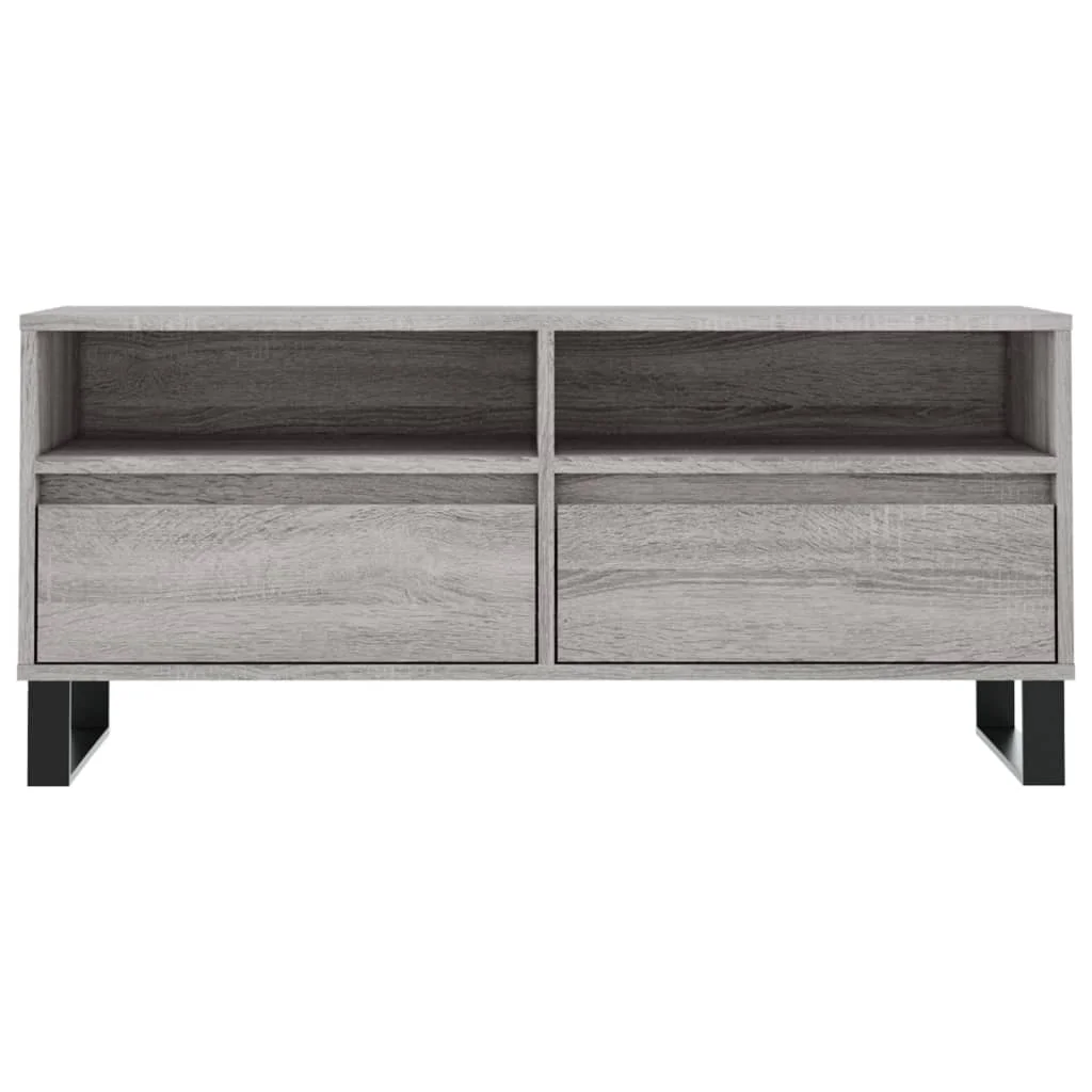 TV skrinka sivý dub sonoma 100x34,5x44,5 cm spracované drevo