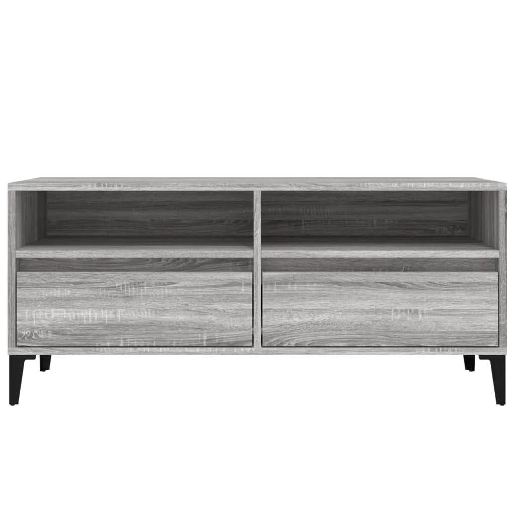 TV skrinka sivý dub sonoma 100x34,5x44,5 cm spracované drevo