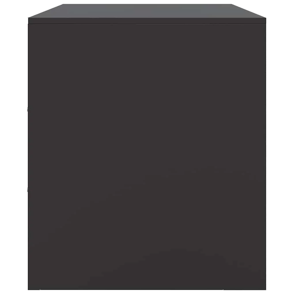 TV skrinky 2 ks čierne 67x39x44 cm oceľ