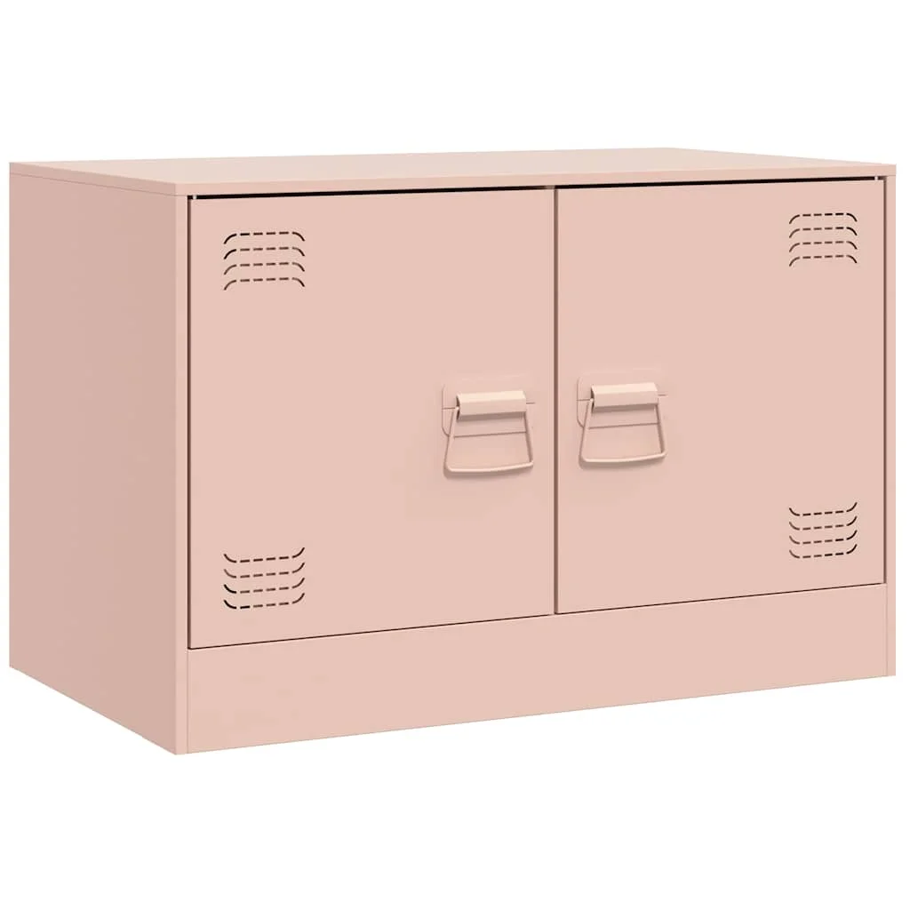 TV skrinky 2 ks ružové 67x39x44 cm oceľ