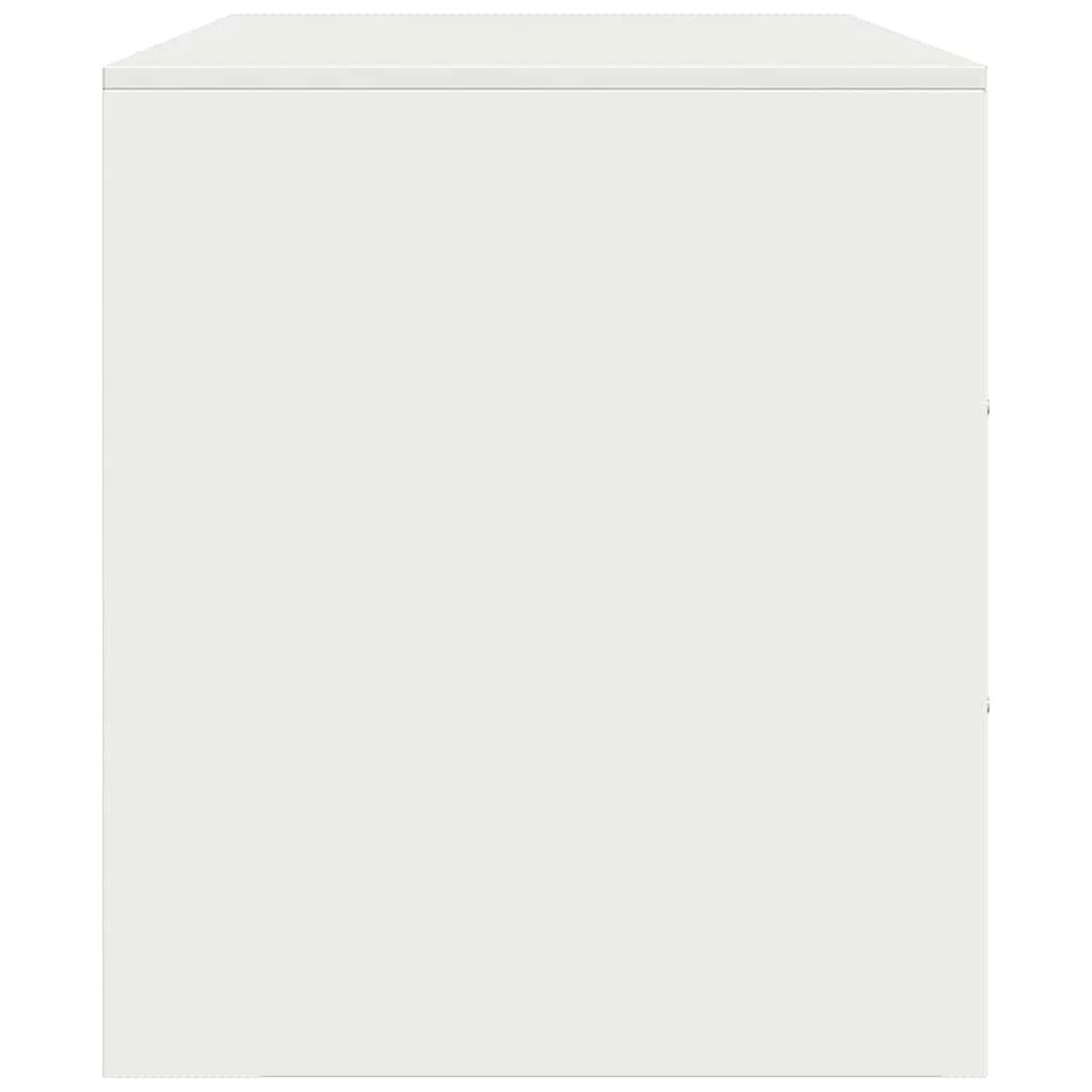 TV skrinky 2 ks biele 67x39x44 cm oceľ