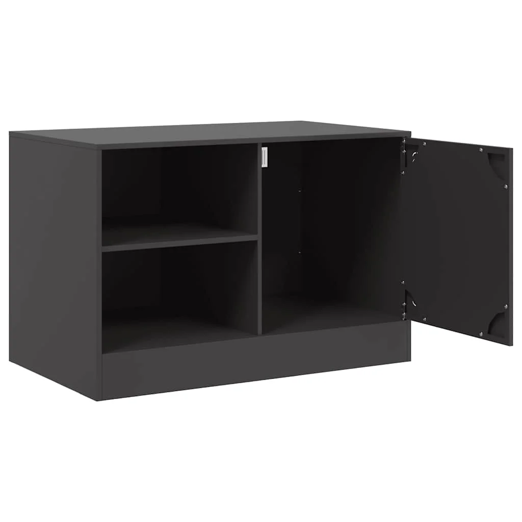 TV skrinky 2 ks čierne 67x39x44 cm oceľ