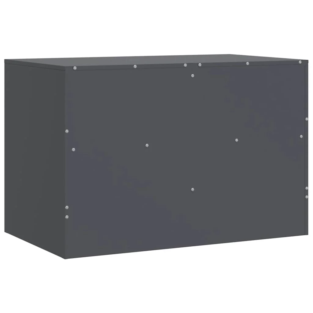 TV skrinky 2 ks antracitové 67x39x44 cm oceľ